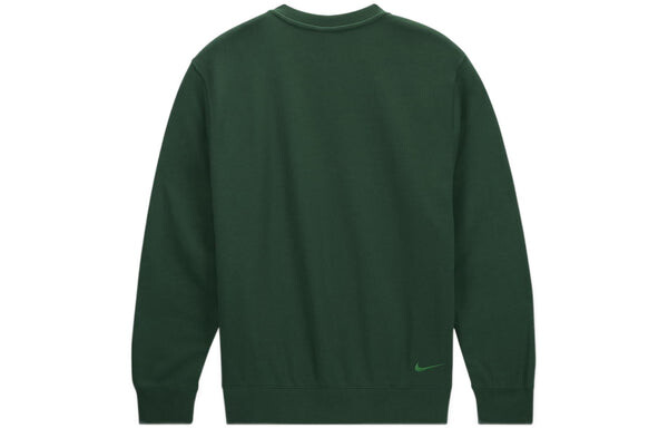 Толстовка Nike embroidered side logo sweatshirt 'Green', зеленый — фото 2