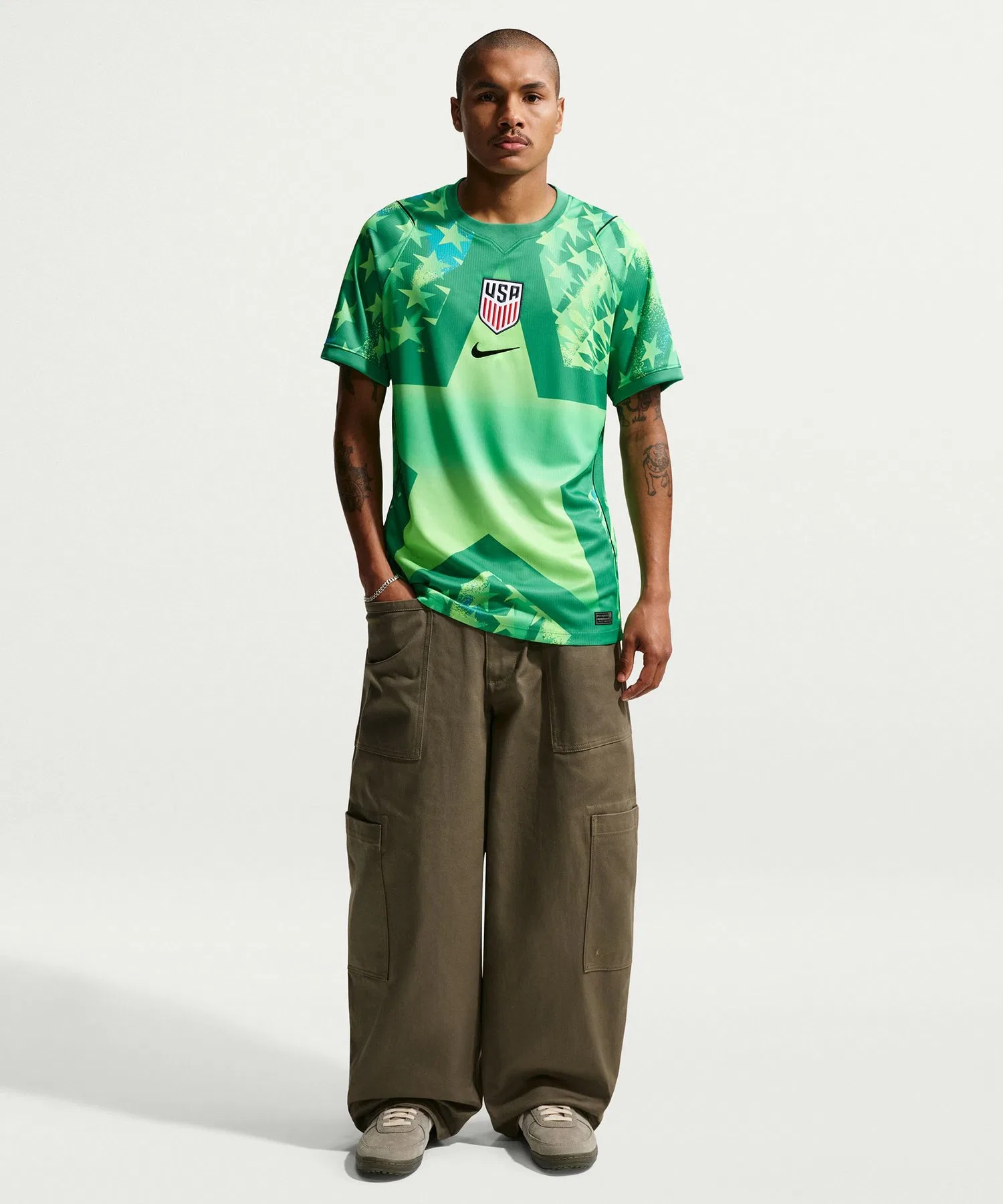 Мужская футболка Nike USA M NK DF JSY SS STAD GK — фото 2