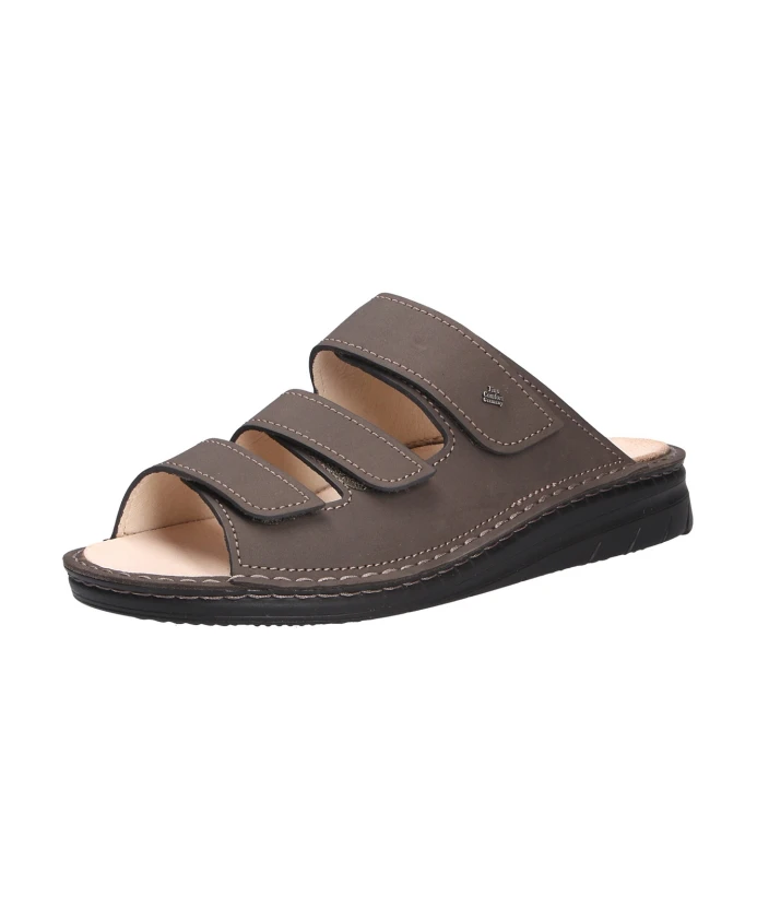Удобные сандалии-шлепанцы Finn Comfort, коричневый