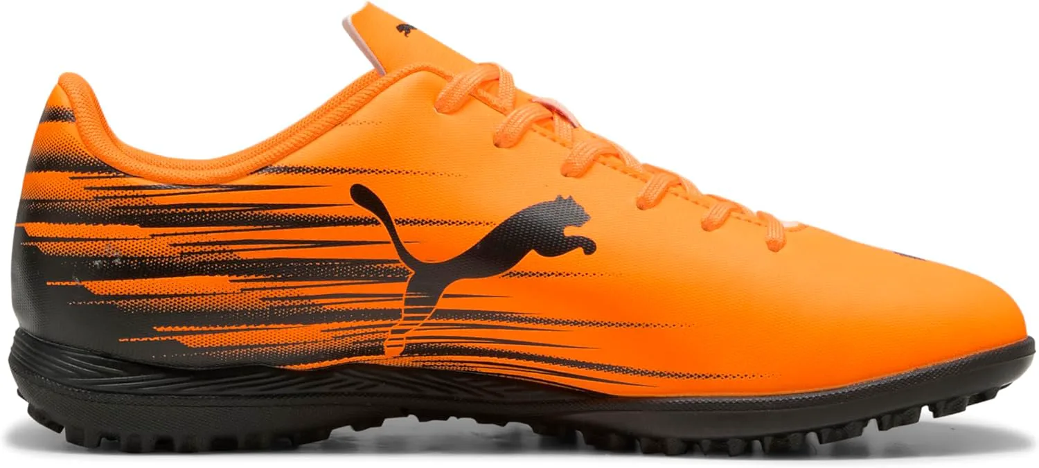 Мужские футбольные бутсы PUMA Attacanto II Turf - оранжевые, черный — фото 4