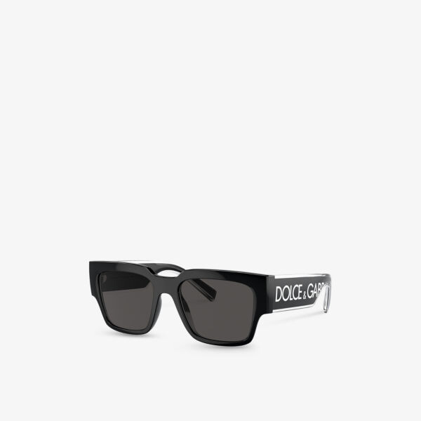 Солнцезащитные очки DG6184 в квадратной оправе Dolce & Gabbana, черный — фото 2
