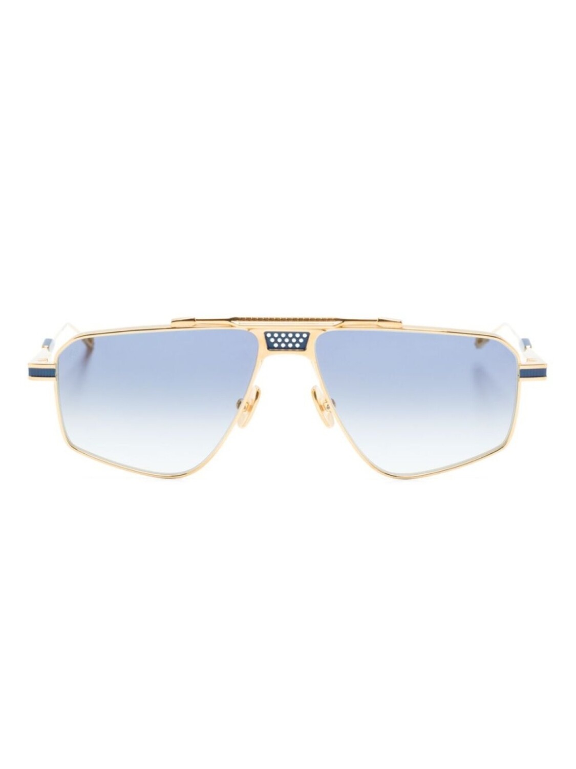 

T Henri Eyewear солнцезащитные очки Drophead с эффектом градиента, золотой
