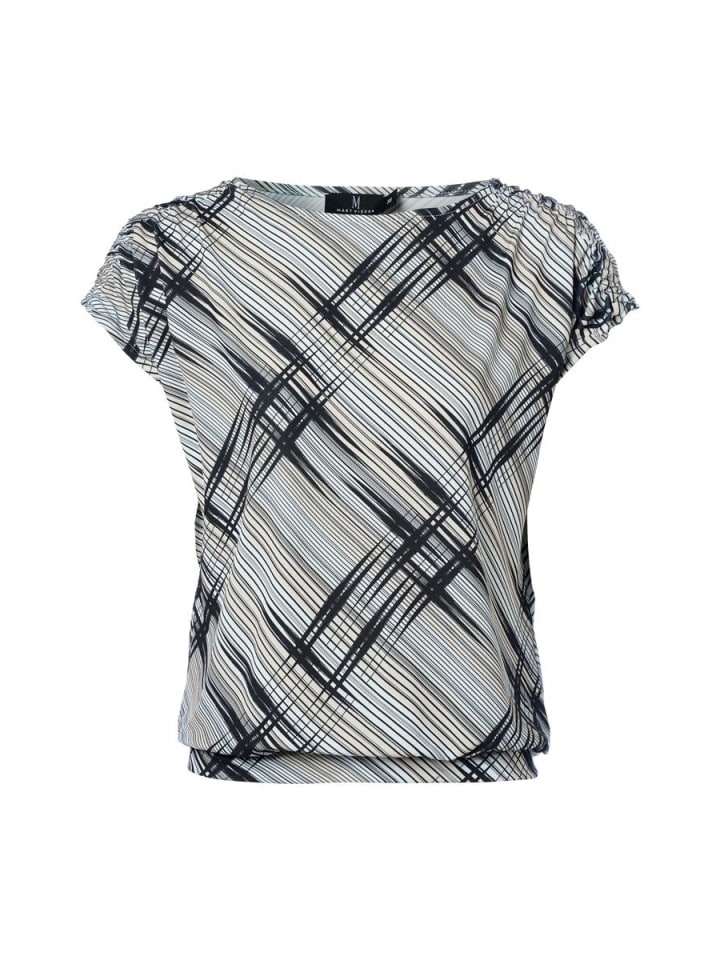

Футболка Mart Visser, цвет blandy print top schwarz/creme