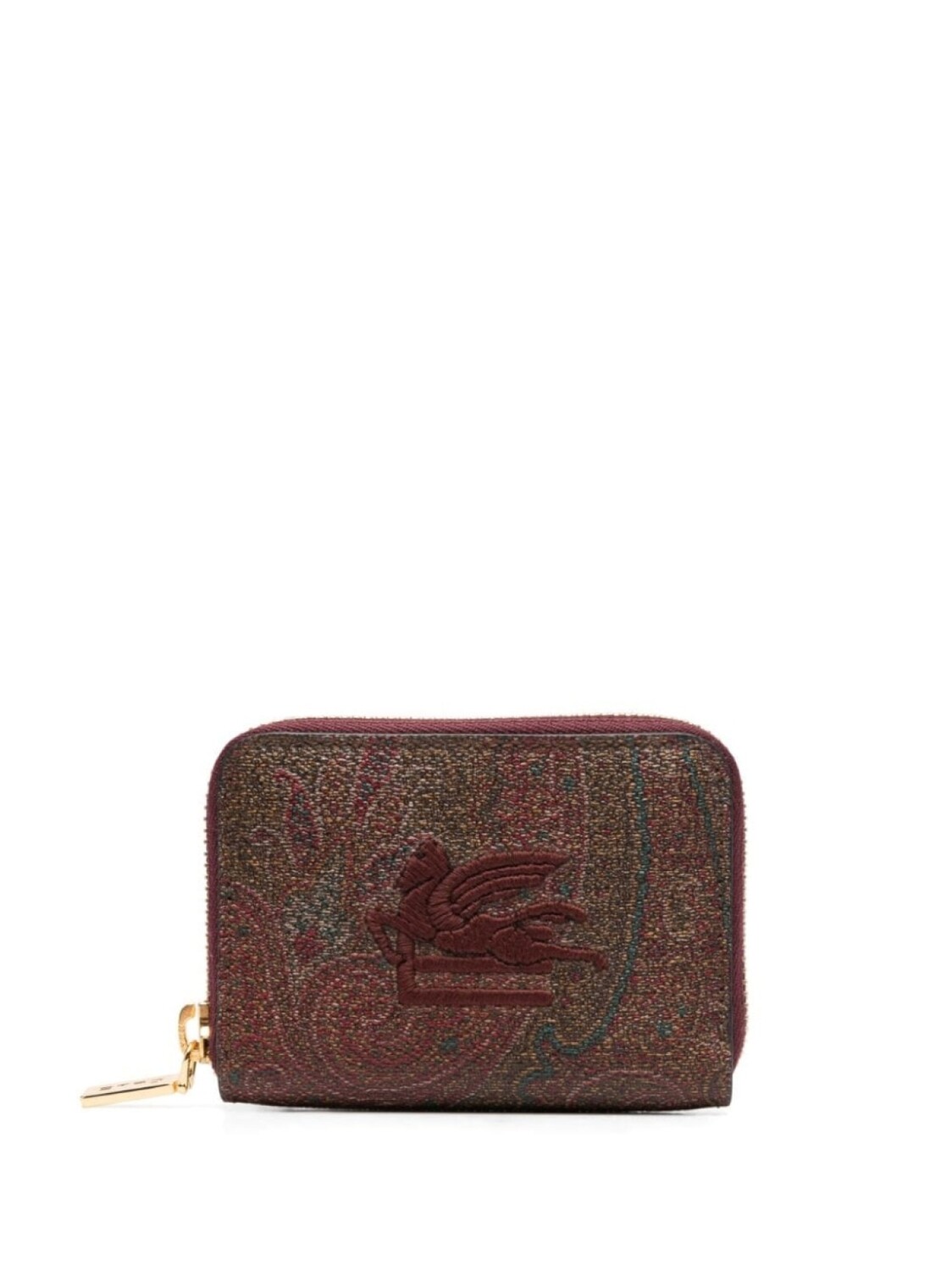 

ETRO кошелек Pegaso с круговой молнией, красный