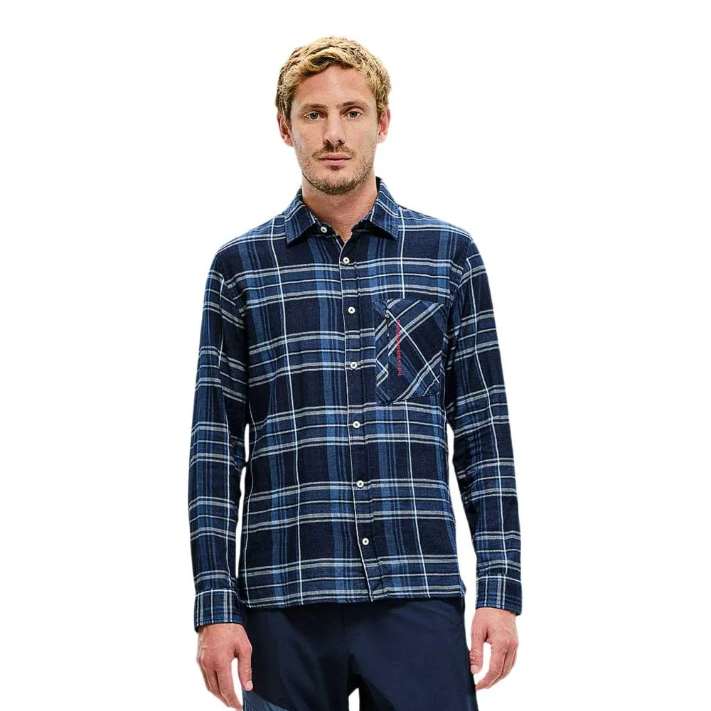 

Рубашка The Mountain Studio Field cotton check, синий