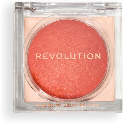 

Revolution Beam Bright Blush Смешиваемая и наслаиваемая пудра для лица сияющая Revolution Beauty
