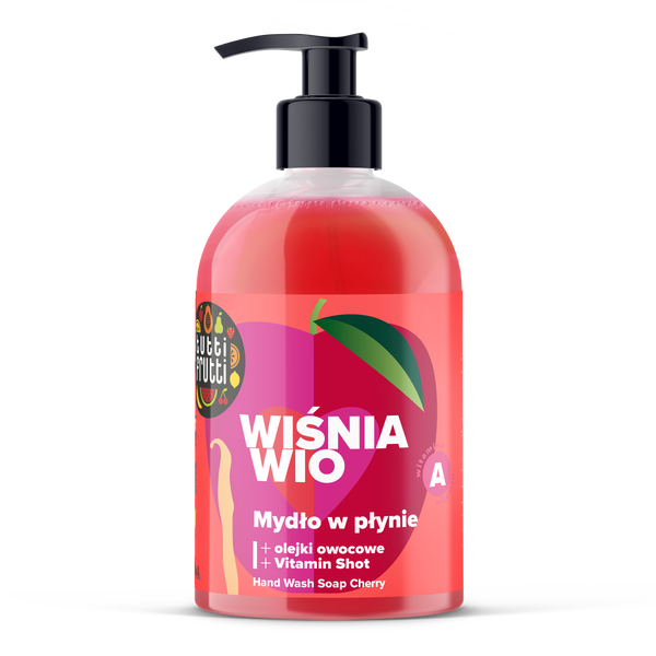 

Жидкое мыло с фруктовыми маслами и витамином А, 500 мл Tutti Frutti Wiśnia wio