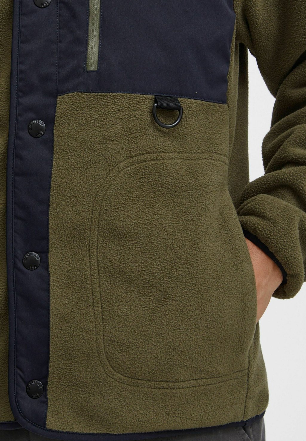 

Флисовая куртка IDMAJSOL INDICODE JEANS, зеленый