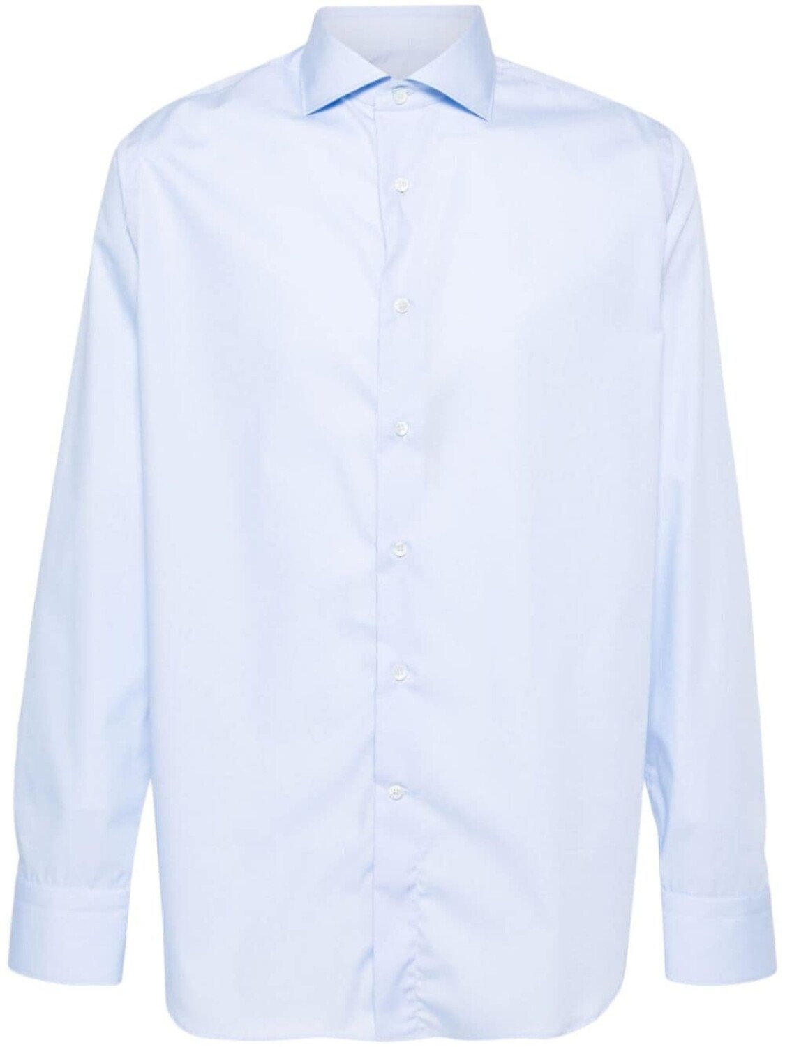 

Canali однотонная рубашка, синий