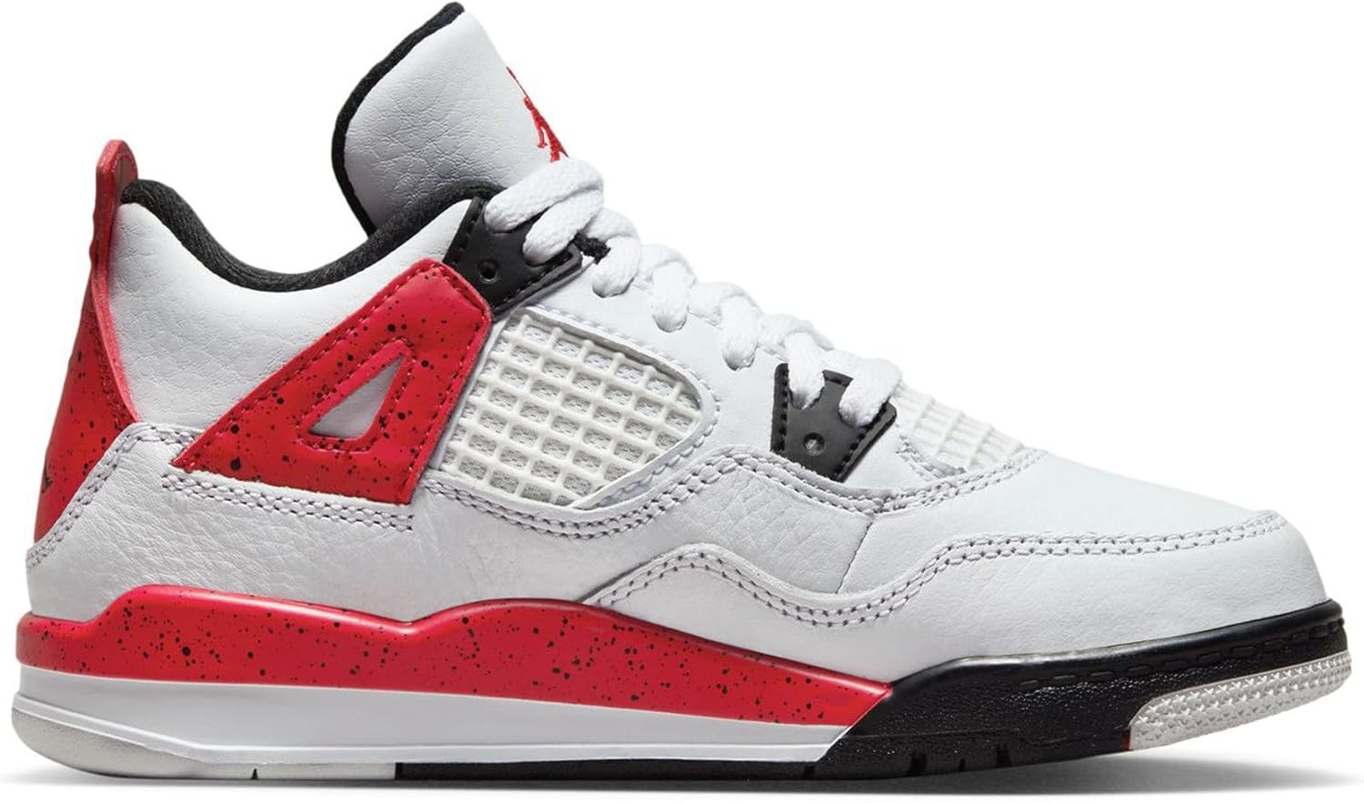 Мужские кроссовки Nike Jordan 4 Retro, размер, белый/черный — фото 2