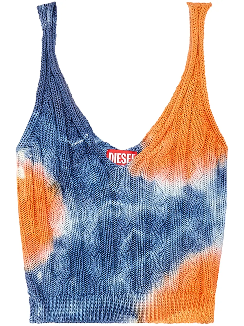 

Укороченный топ M-Mila фактурной вязки DIESEL, синий