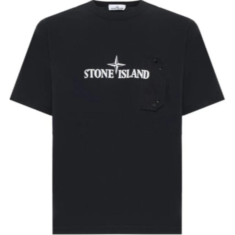

Футболка мужская черная Stone Island, черный
