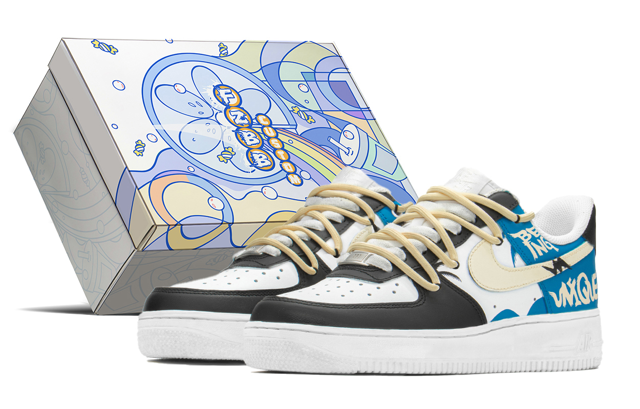 

Air Force 1 FZBB Special Box Thermal Coverage низкие скейтборд кроссовки Unisex Lightning Blue Nike, Lightning синий