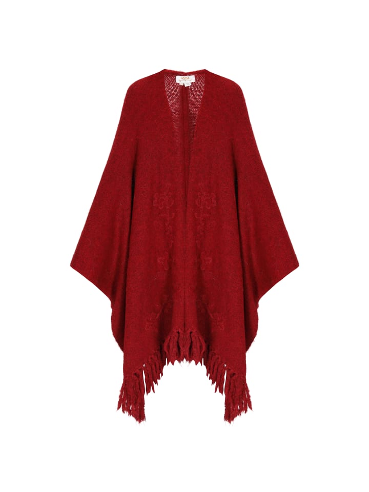 

Женский кардиган бордового цвета usha FESTIVAL