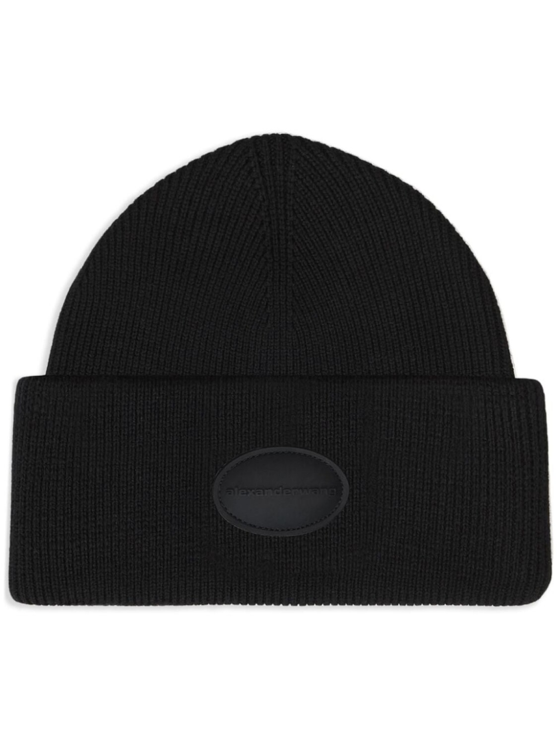 

Шапка-бини с нашивкой-логотипом Alexander Wang, черный