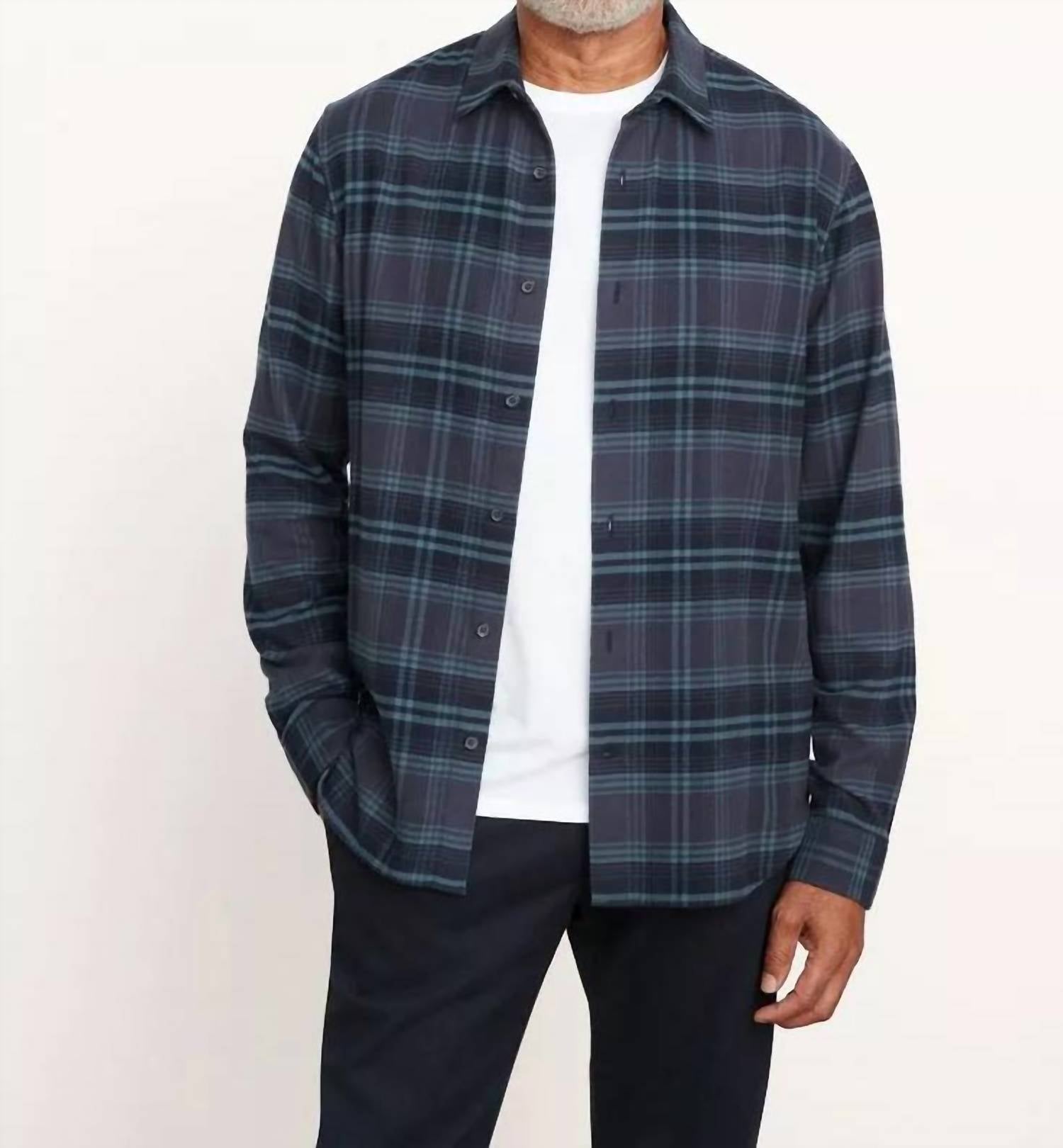 

Спортивная рубашка с длинным рукавом Westlight Plaid In Nightfall Vince - Men's