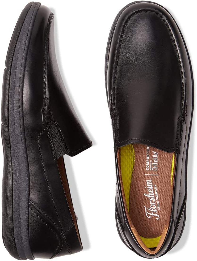 

Мужские лоферы Florsheim, модель Central Moc Toe Venetian, черный