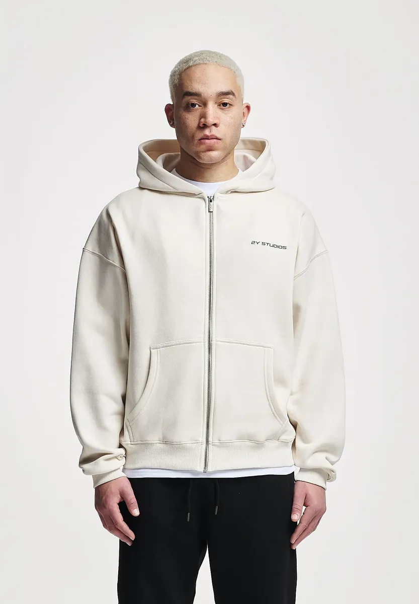 

Толстовка 2Y Studios " 2Y Studios Men's Last For Life Oversize Hoodie на молнии", кремовый