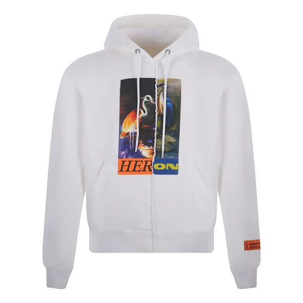 

Толстовка split herons hoodie 'white orange multi' Heron Preston, белый