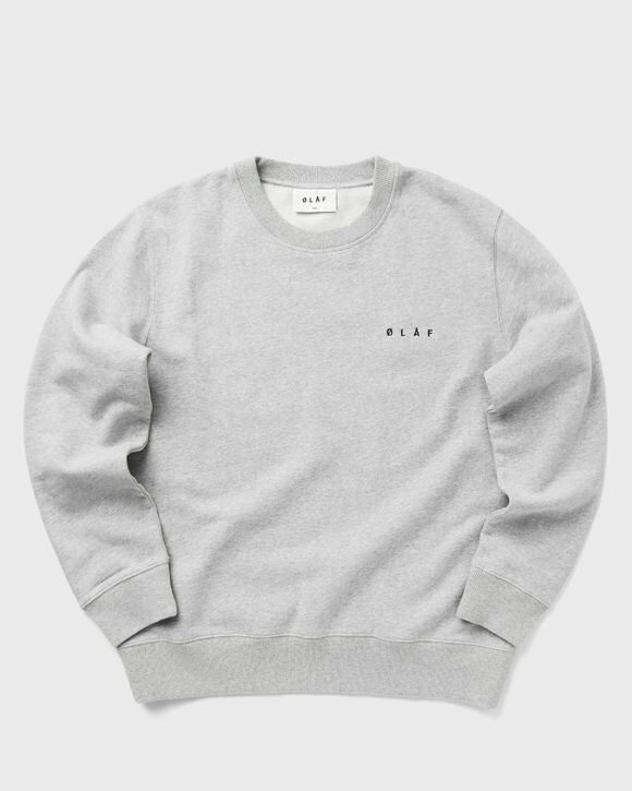 

Толстовка Ølåf Scribble Face Crewneck, цвет htr grey