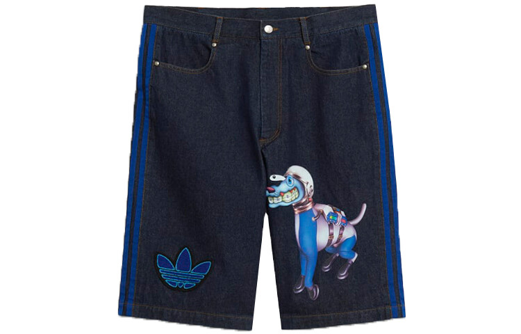 

Мужские джинсовые шорты Adidas Originals, цвет Blue