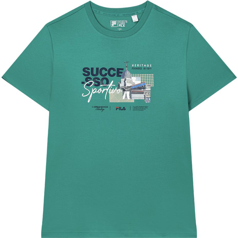 

FILA Футболка мужская hedge green