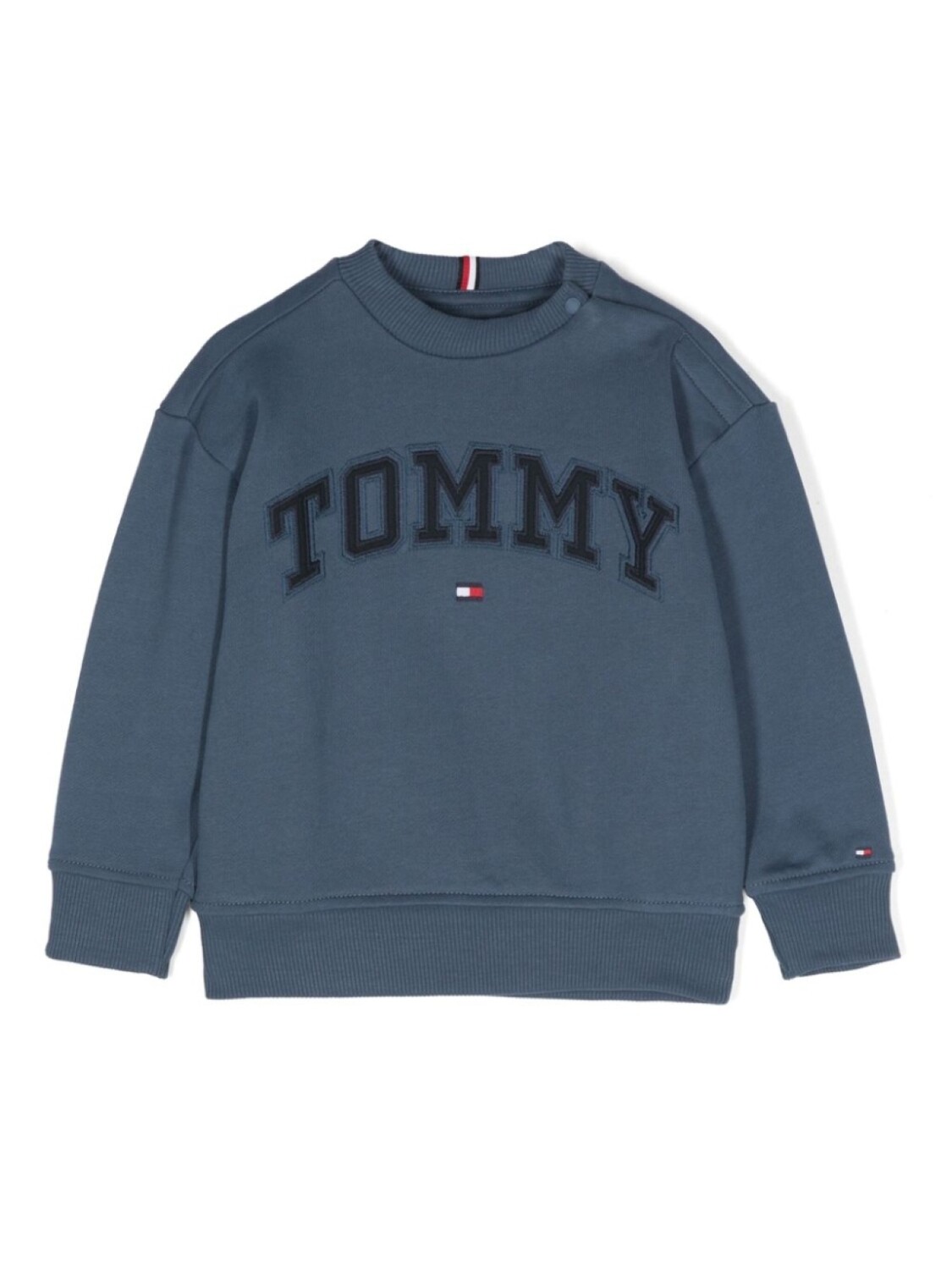 

Толстовка с вышитым логотипом Tommy Hilfiger Junior, синий