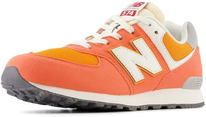 

Кроссовки New Balance Kids' 574 V1 на шнуровке, красно-белый