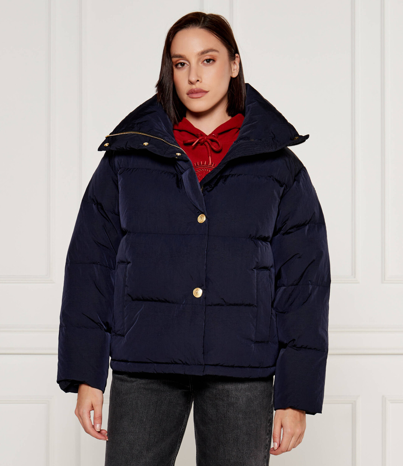 

Куртка Tommy Hilfiger GOLD BUTTON Oversize fit, темно-синий