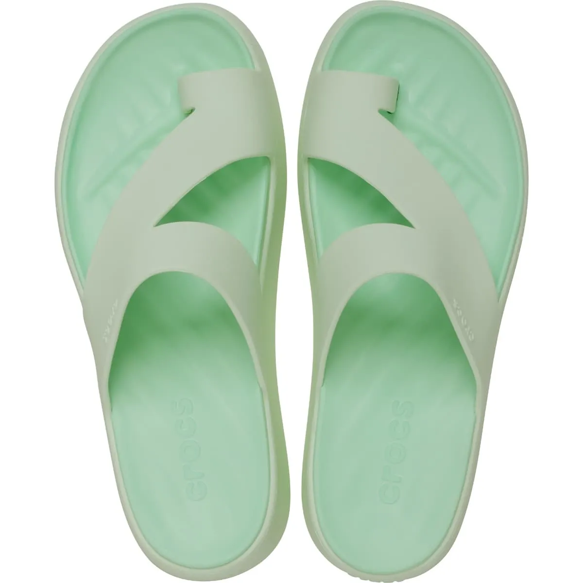 Женские сандалии Getaway с платформой и петлей для пальцев W Crocs, бирюзовый — фото 3