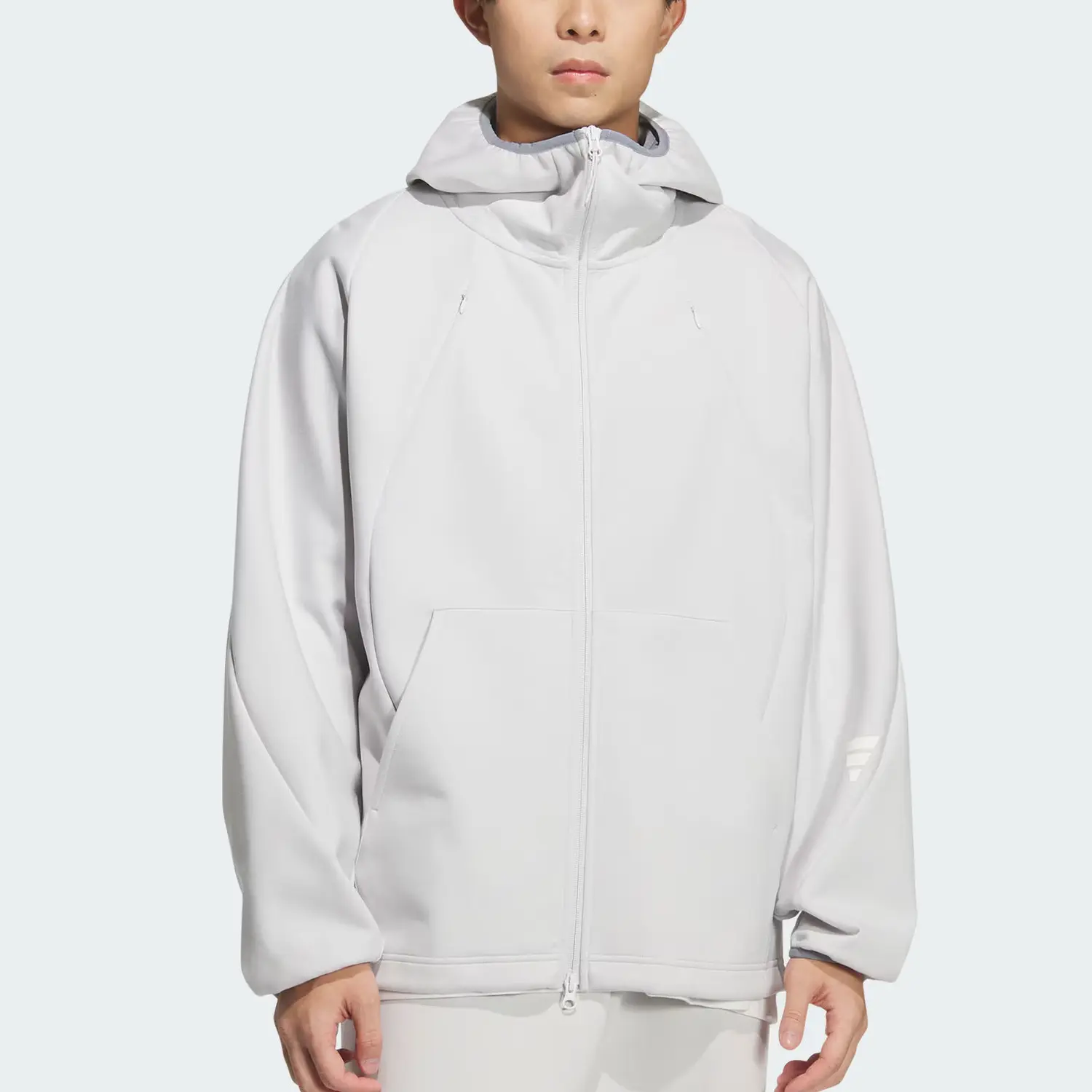 Футболка FOS FW25 FUTURE STYLE свитшот куртка мужская Adidas, светло-серый — фото 4
