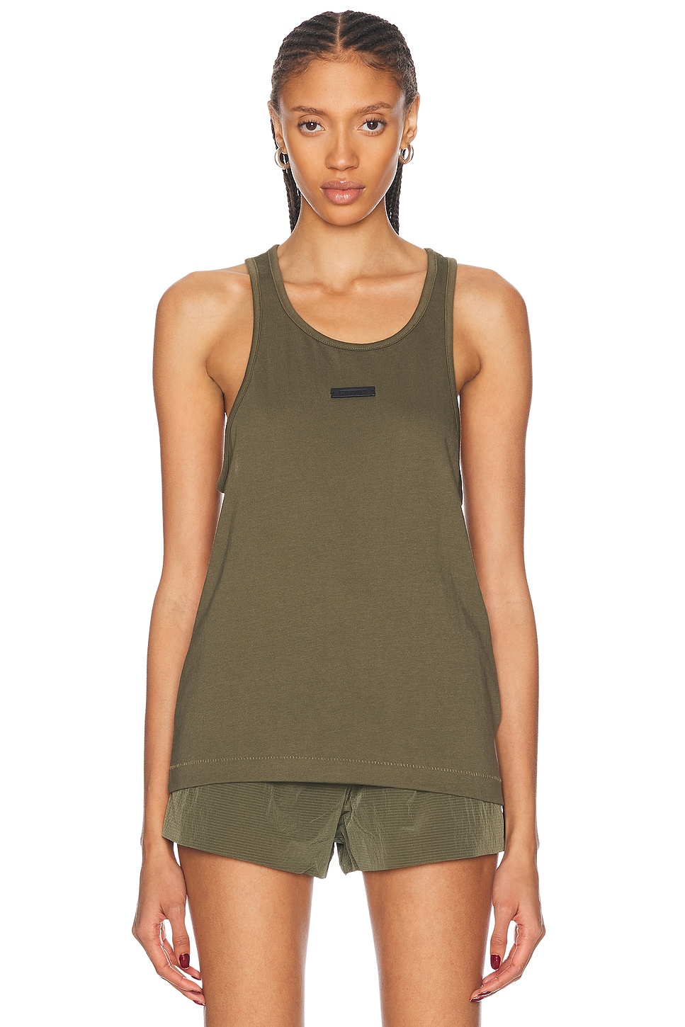

Майка Fear of God ESSENTIALS, цвет Military