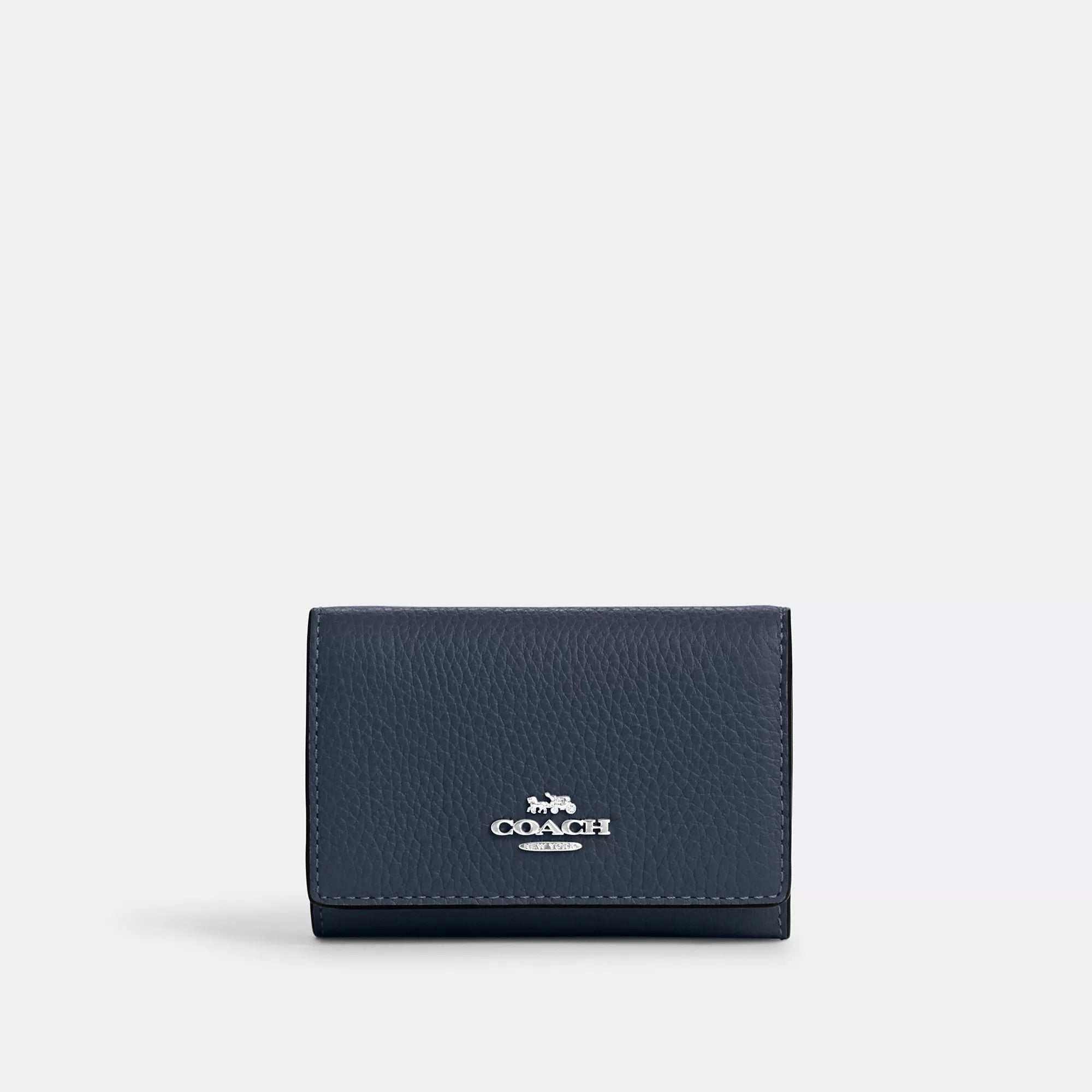 

Микро-кошелек Coach Outlet, цвет silver/denim