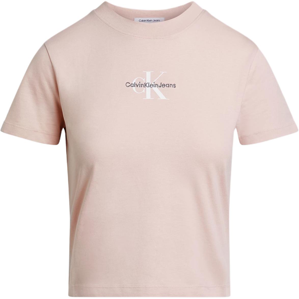 

Женская футболка CALVIN KLEIN, бежево-розовая, европейская версия