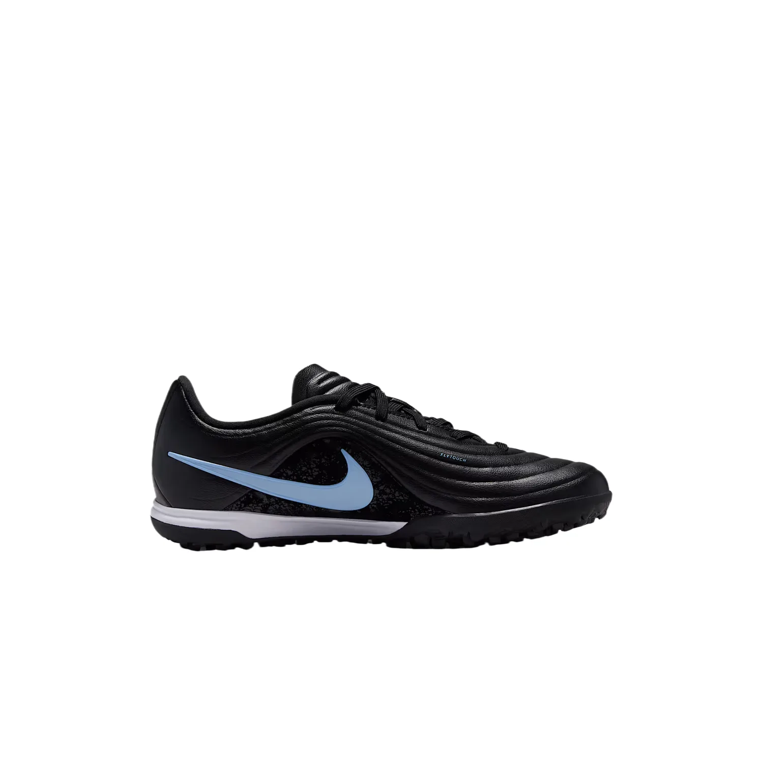 Tiempo Maestro Leather Low top Soccer Shoes Kids' Nike, черный/ice синий — фото 3