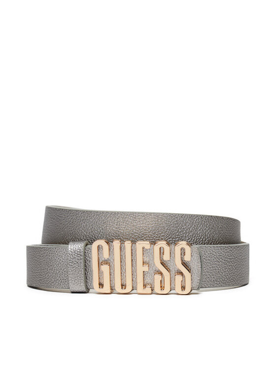 

Женский ремень Guess, серебряный