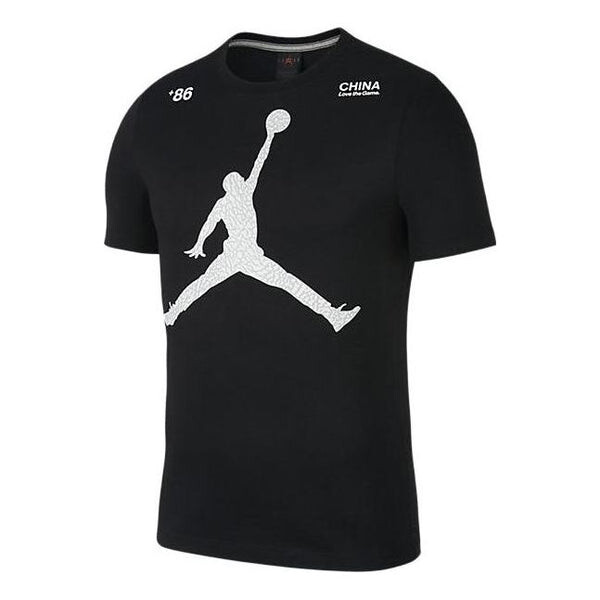 

Футболка Air Jordan Tee 'Black', черный