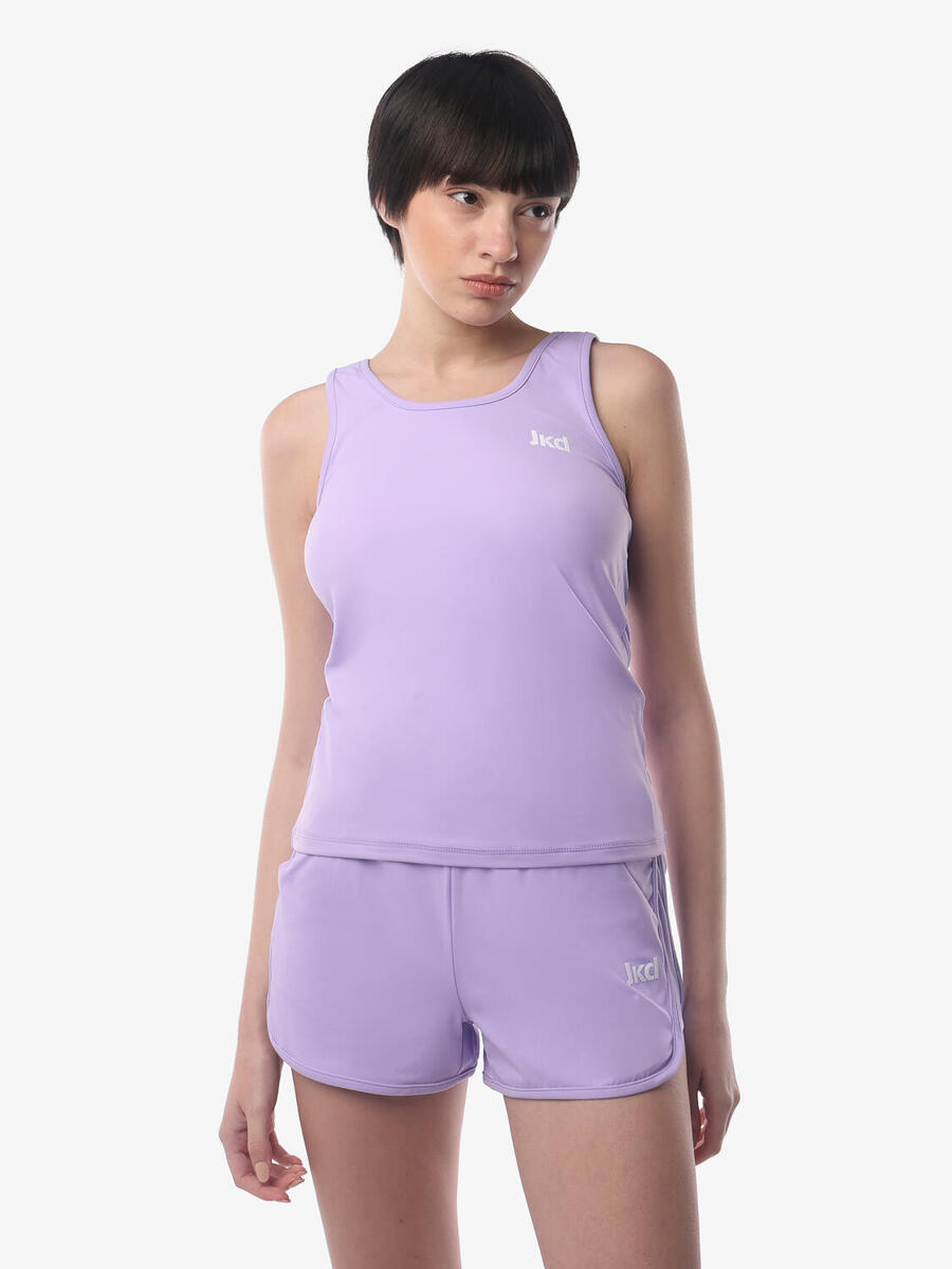 

JAKED Фиолетовая синтетическая майка для фитнеса для женщин