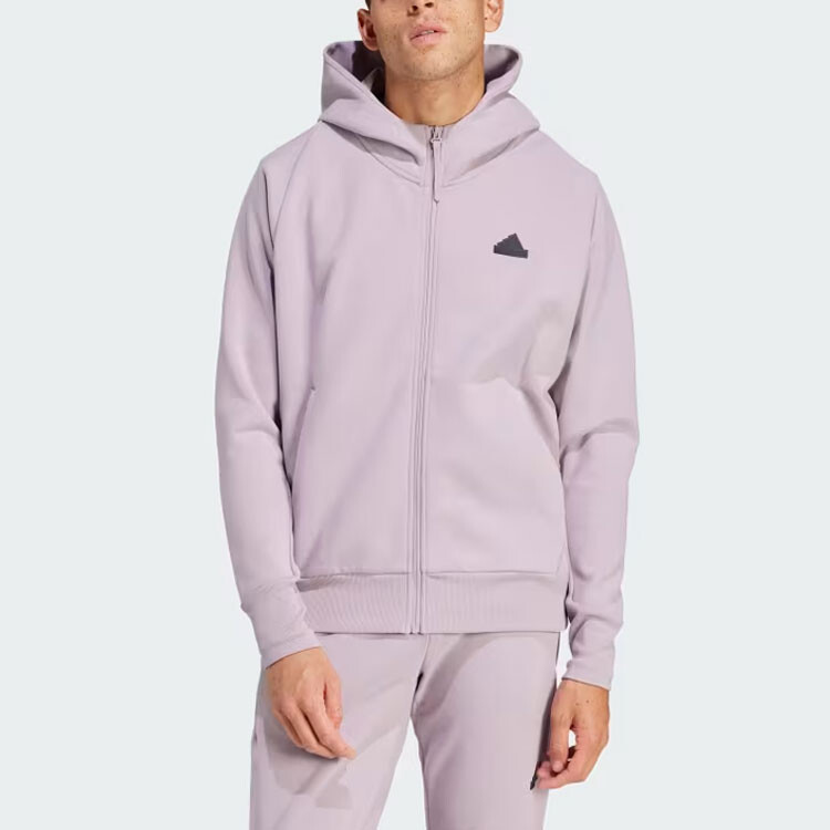 Куртка ZNE мужская сиреневая Adidas, светло-фиолетовый — фото 2