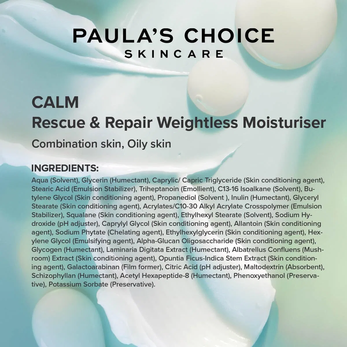 Крем для лица SPF PAULA'S CHOICE Легкий ночной «CALM Rescue & Repair Weightless» от — фото 4
