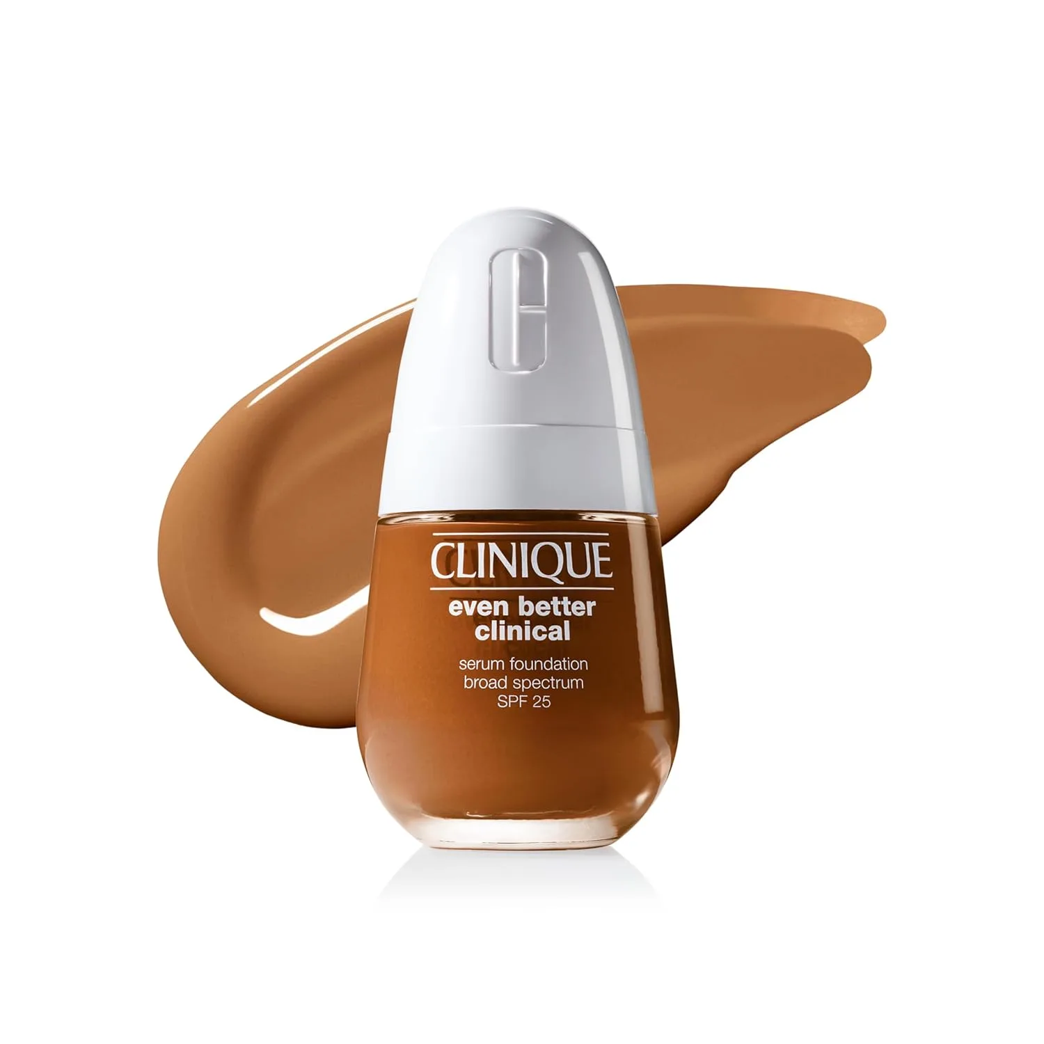 Clinique Even Better Clinical Serum Full Coverage увлажняющая тональная основа широкого спектра SPF 25 с витамином C, салициловой и гиалуроновой кислотой для жирной кожи, BK Pecan WN 120 - deep, warm-neutral undertones