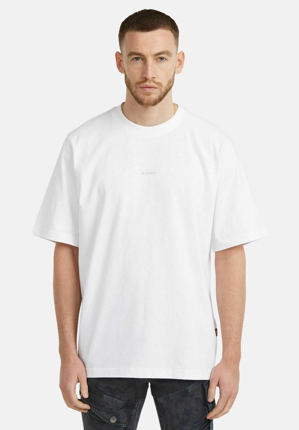 

Базовая футболка CENTER CHEST LOGO LOOSE BOXY G-STAR, белый