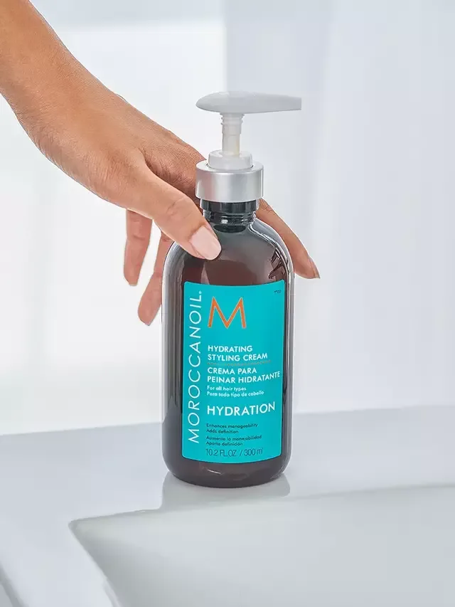 Увлажняющий крем для укладки волос, 300 мл Moroccanoil — фото 4