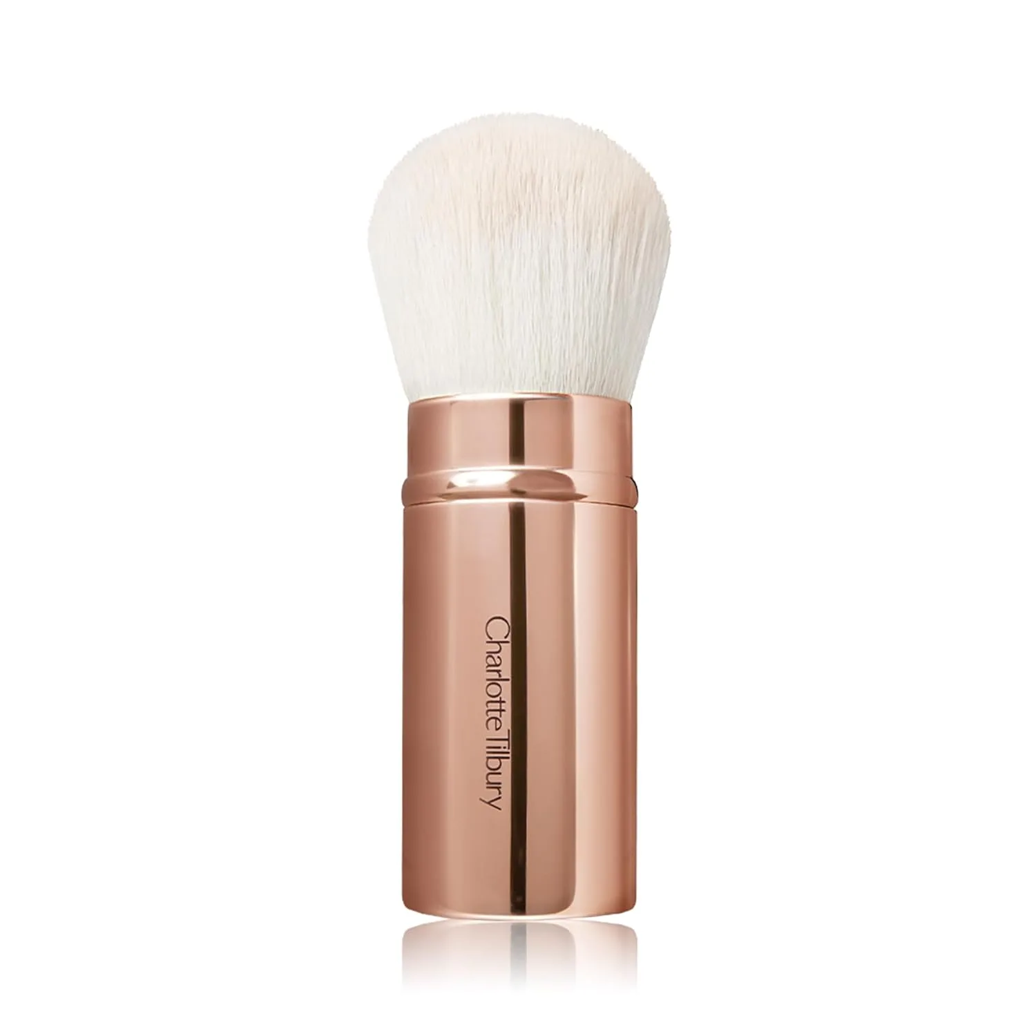 Кисть для бронзирования Charlotte Tilbury The Air-Brush - выдвижная кисть в стиле кабуки для безупречного, аэрографического, эффекта загара - разработана для аэрографического бронзирования., Rose Gold — фото 3