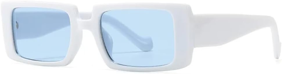 

Винтажные солнцезащитные очки для женщин и мужчин, роскошные, популярные, для путешествий, разноцветные, с защитой от УФ-излучения UV400 (бело-голубые) TVTBBVV, White Blue