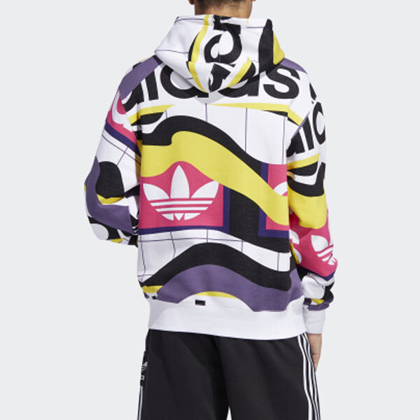 Толстовка originals catalog aop hdy sports white Adidas, белый — фото 3