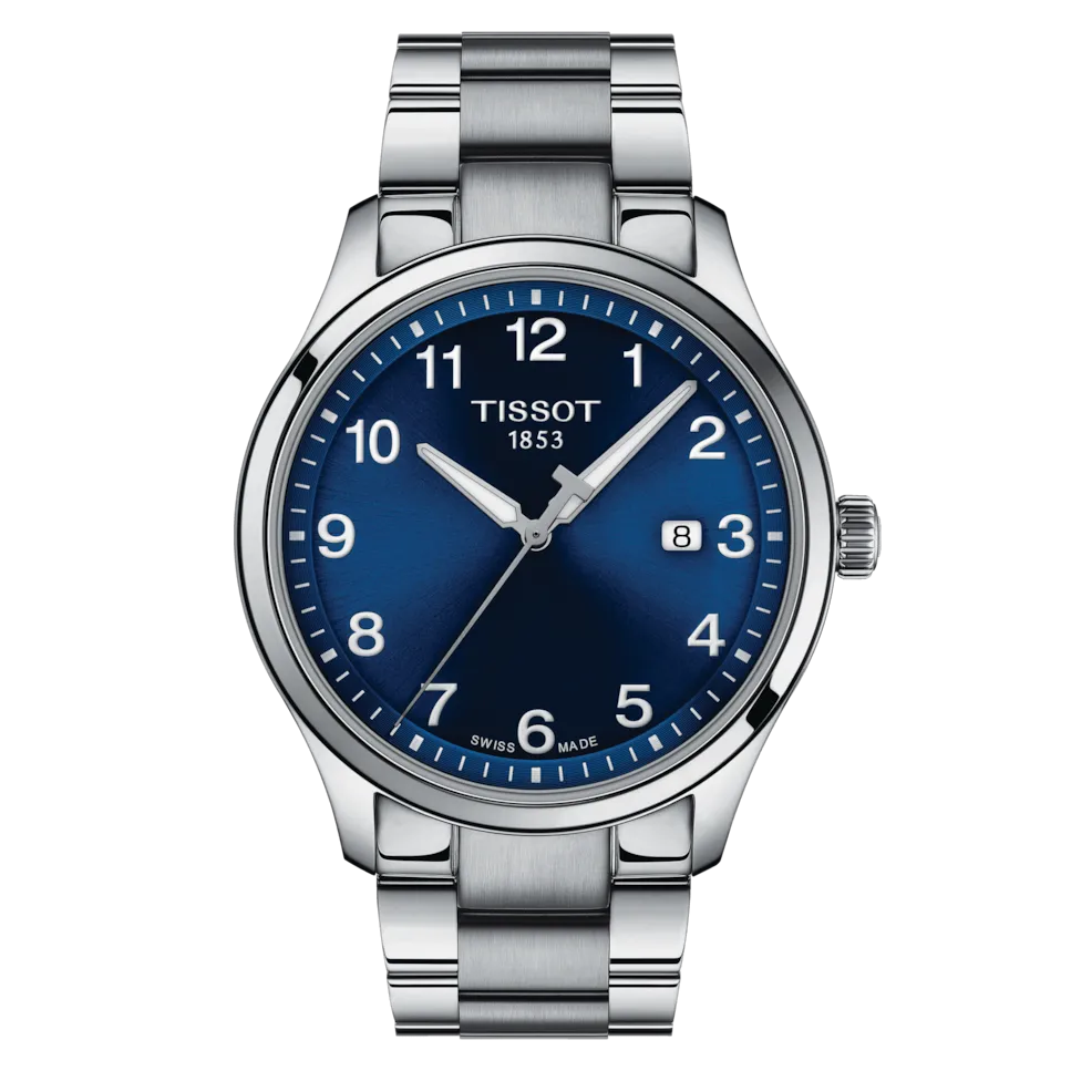 

Мужские часы Gent XL коллекция в стали Tissot, серебряный