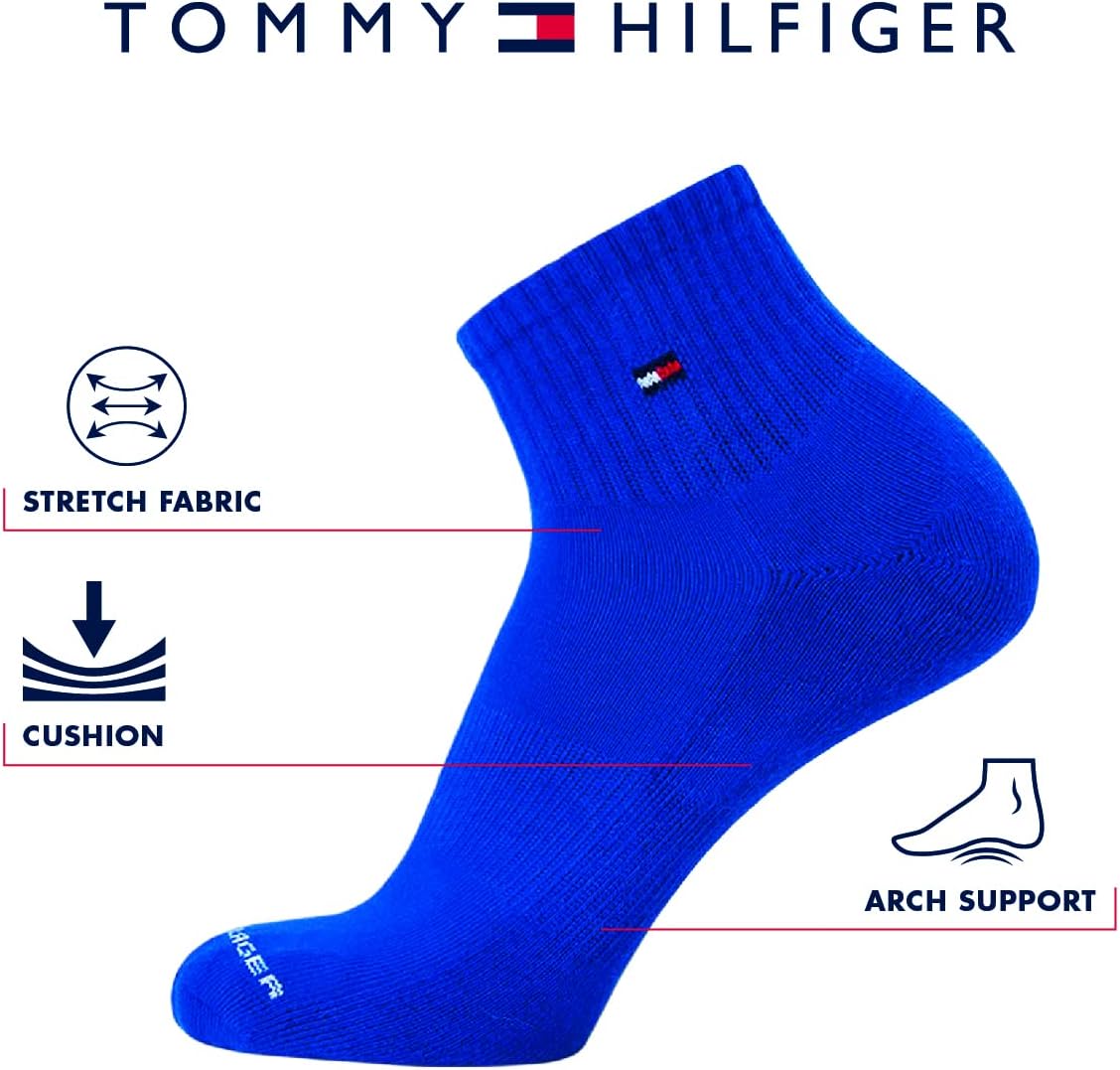 Мужские дышащие носки Tommy Hilfiger с мягкой подошвой - 6 шт., Black — фото 3