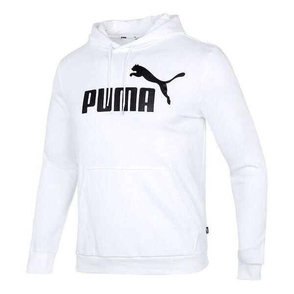 

Толстовка big logo hoodie 'white black' Puma, белый