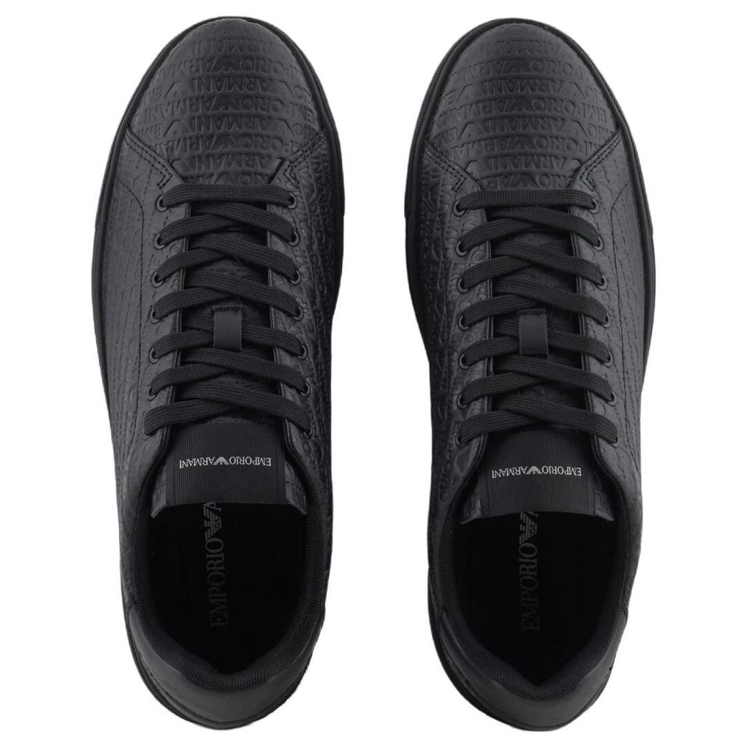 Кроссовки EMPORIO ARMANI Skateboarding Shoes Men Low-top Black, черный — фото 4